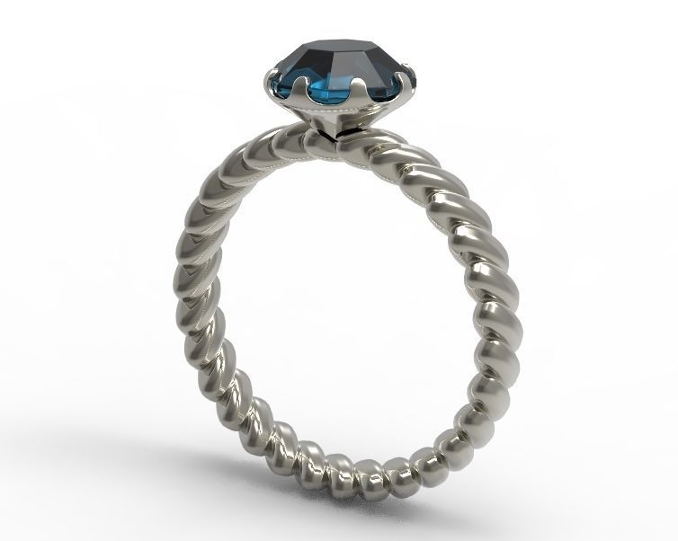 Finger Ring-01 3D print model_27