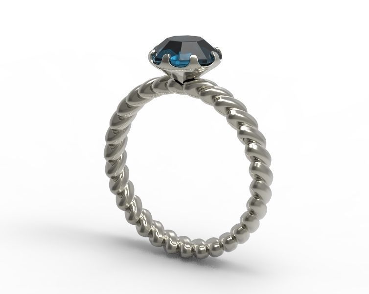 Finger Ring-01 3D print model_26