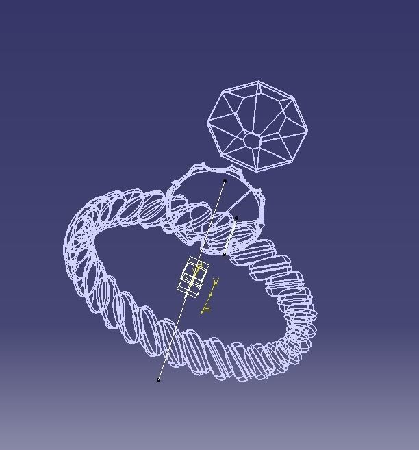 Finger Ring-01 3D print model_68