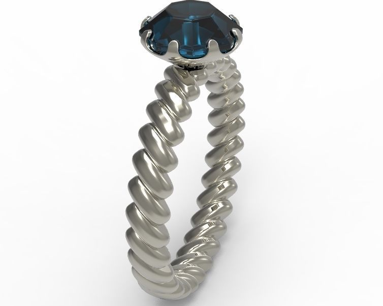 Finger Ring-01 3D print model_23