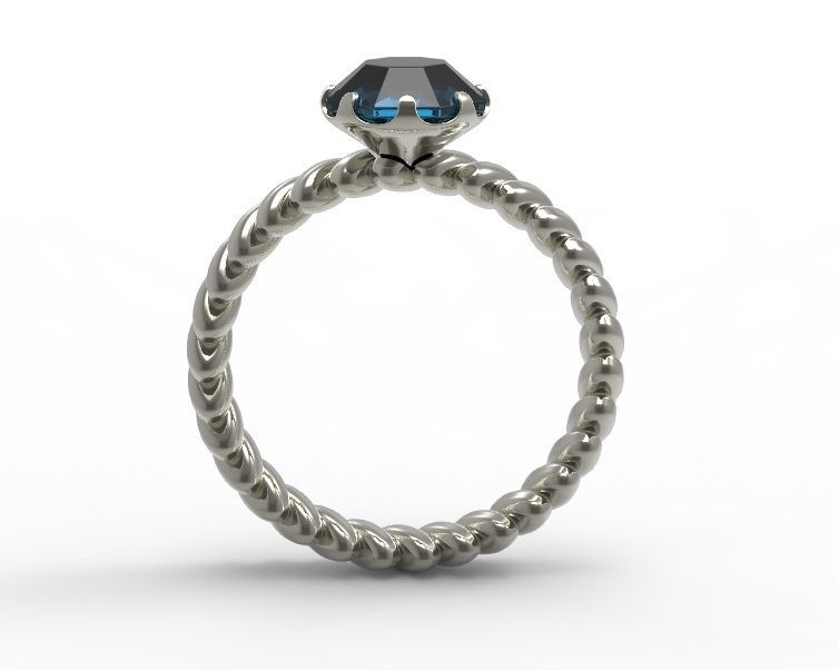 Finger Ring-01 3D print model_20