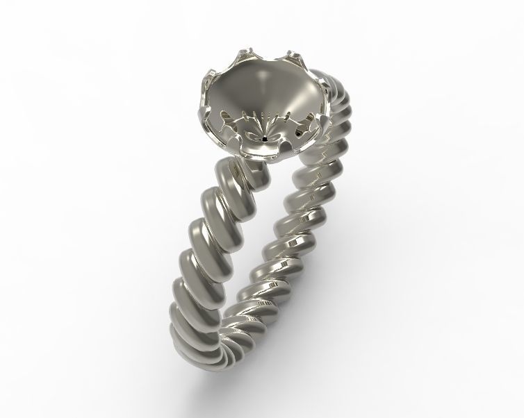 Finger Ring-01 3D print model_30