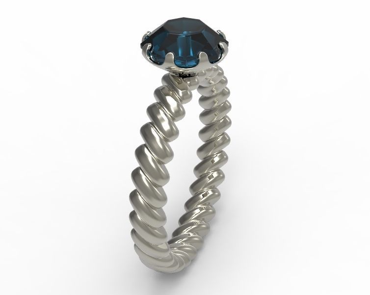 Finger Ring-01 3D print model_24