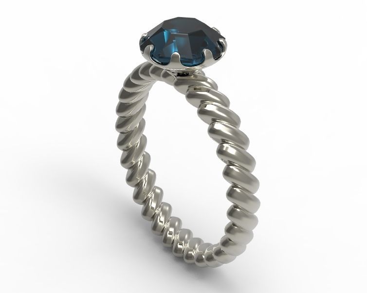 Finger Ring-01 3D print model_25