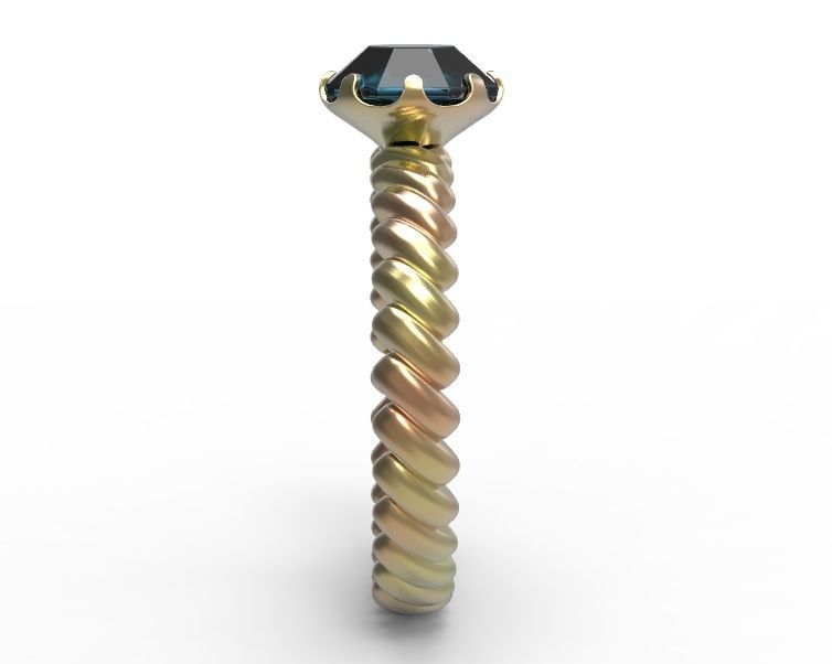 Finger Ring-01 3D print model_42