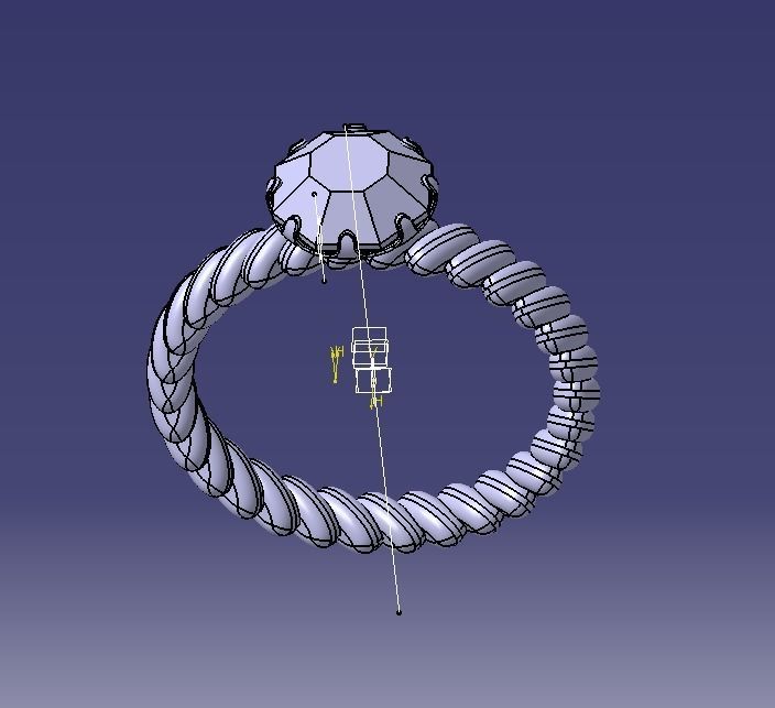 Finger Ring-01 3D print model_79