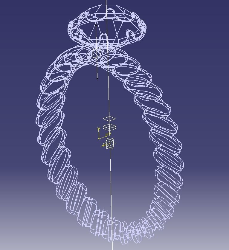 Finger Ring-01 3D print model_57