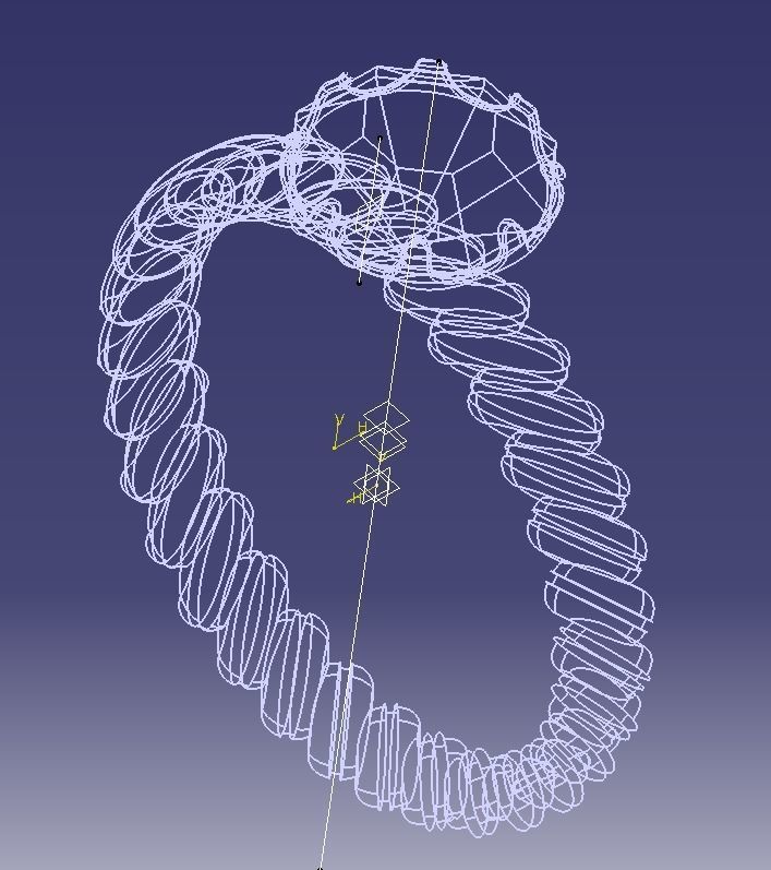 Finger Ring-01 3D print model_59