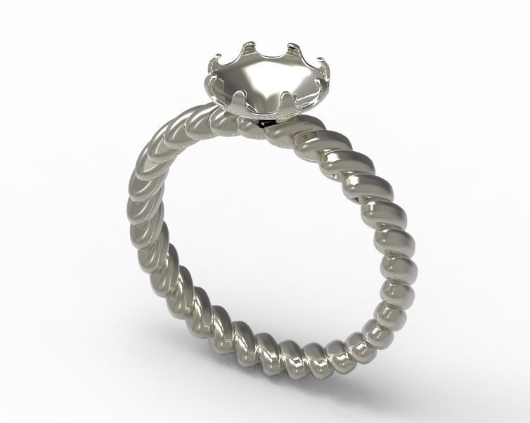 Finger Ring-01 3D print model_32
