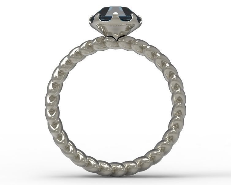 Finger Ring-01 3D print model_21