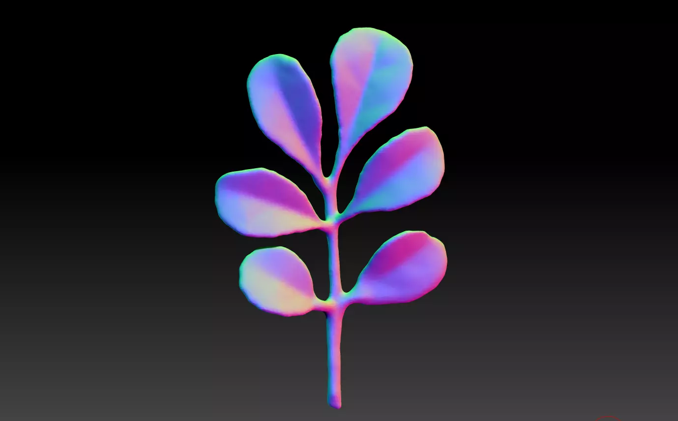leaf foliage leafage 3D printing leaves 3D print model