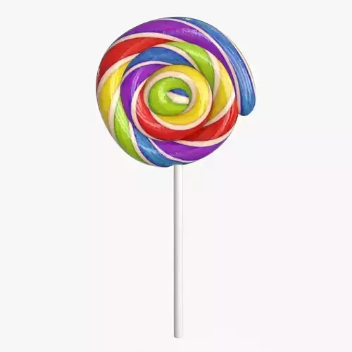 Lollipop rainbow on stick