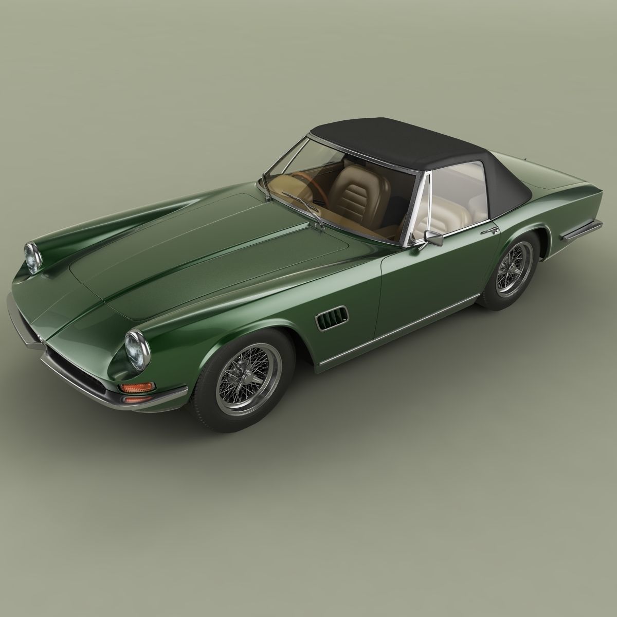 AC 428 Convertible 3D model_5