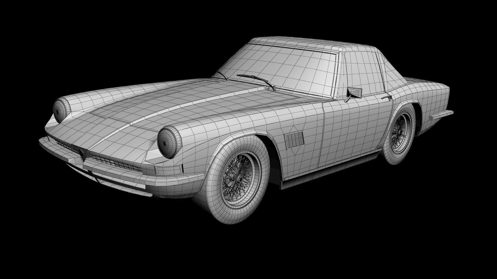 AC 428 Convertible 3D model_13