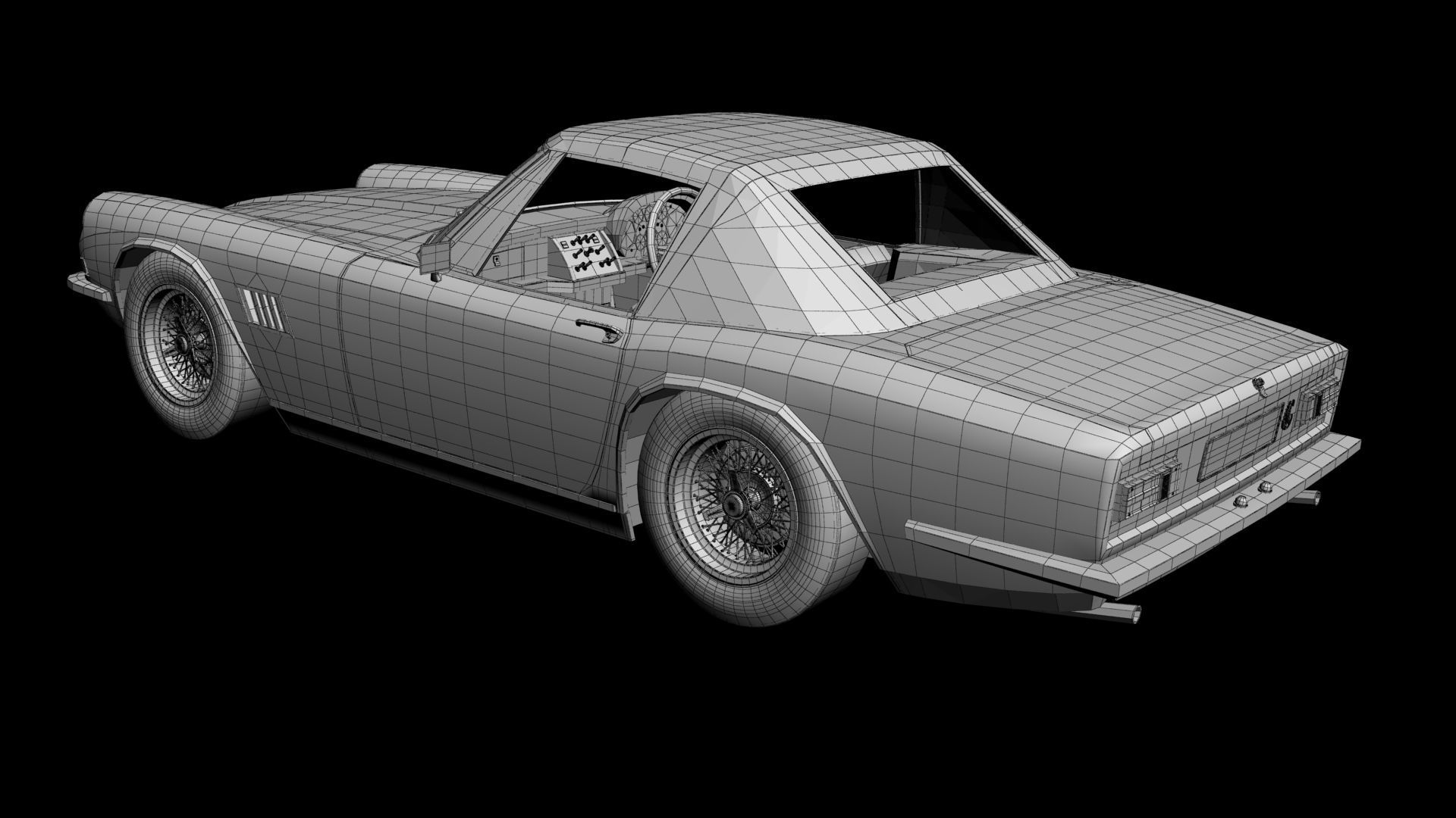 AC 428 Convertible 3D model_15