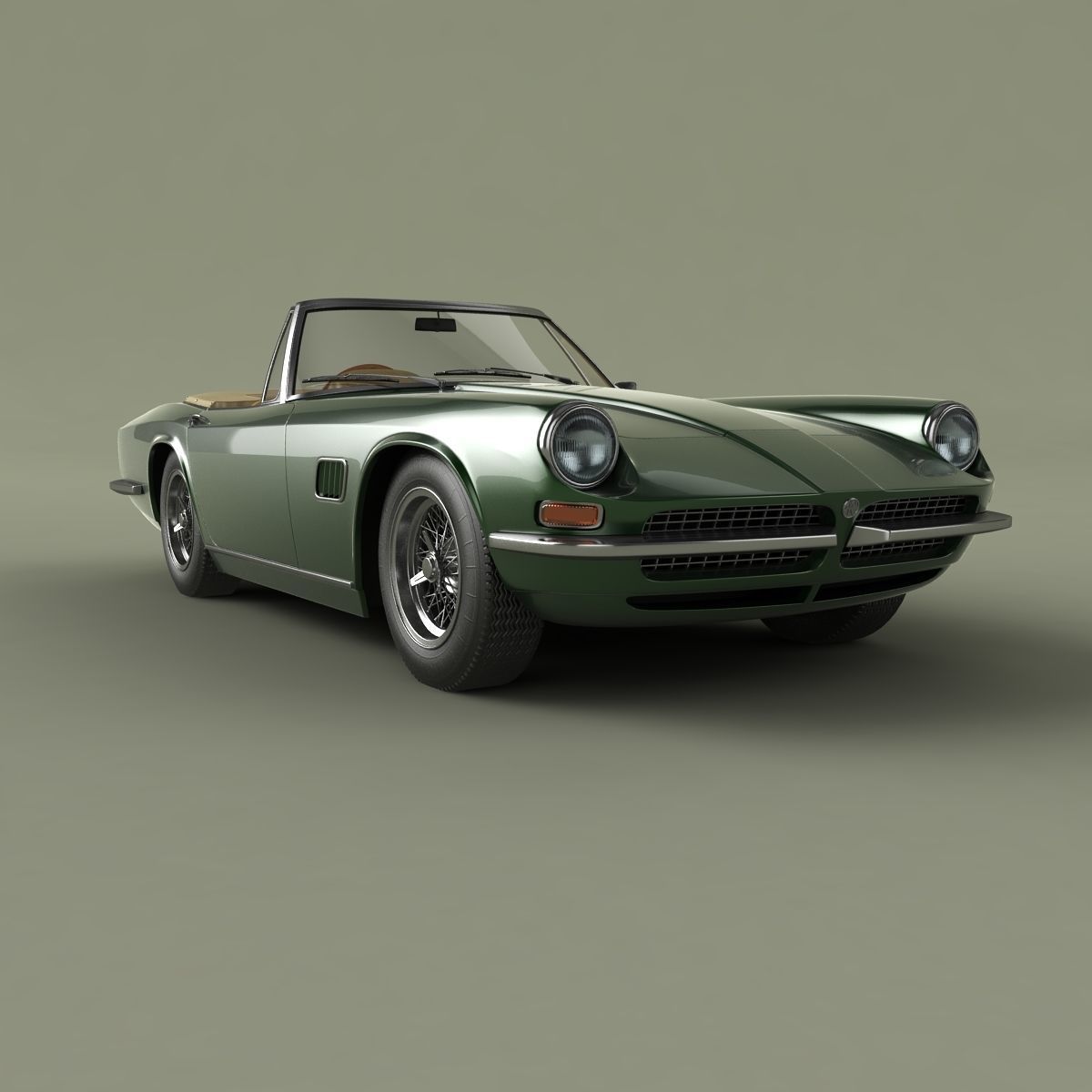 AC 428 Convertible 3D model_9