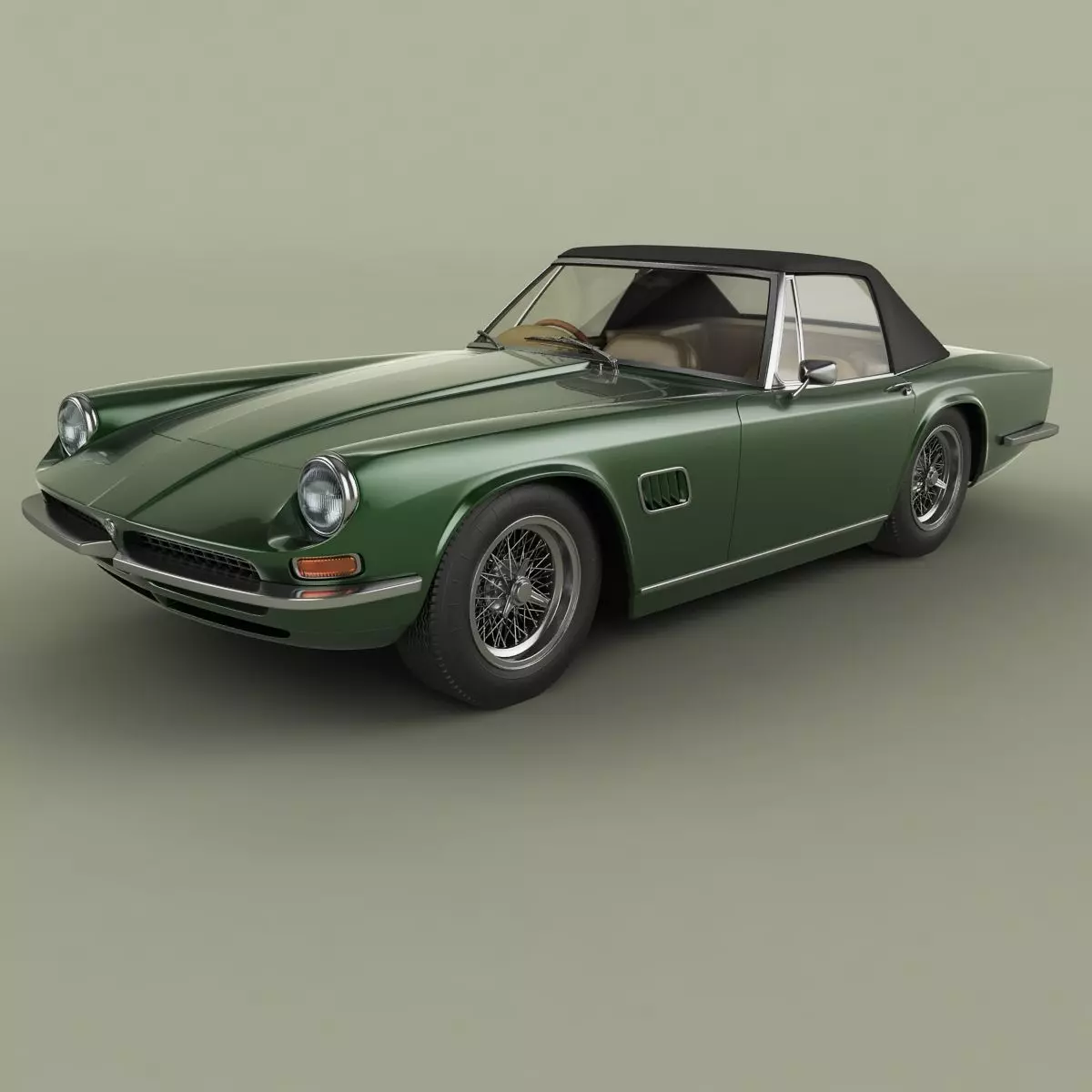 AC 428 Convertible 3D model_0