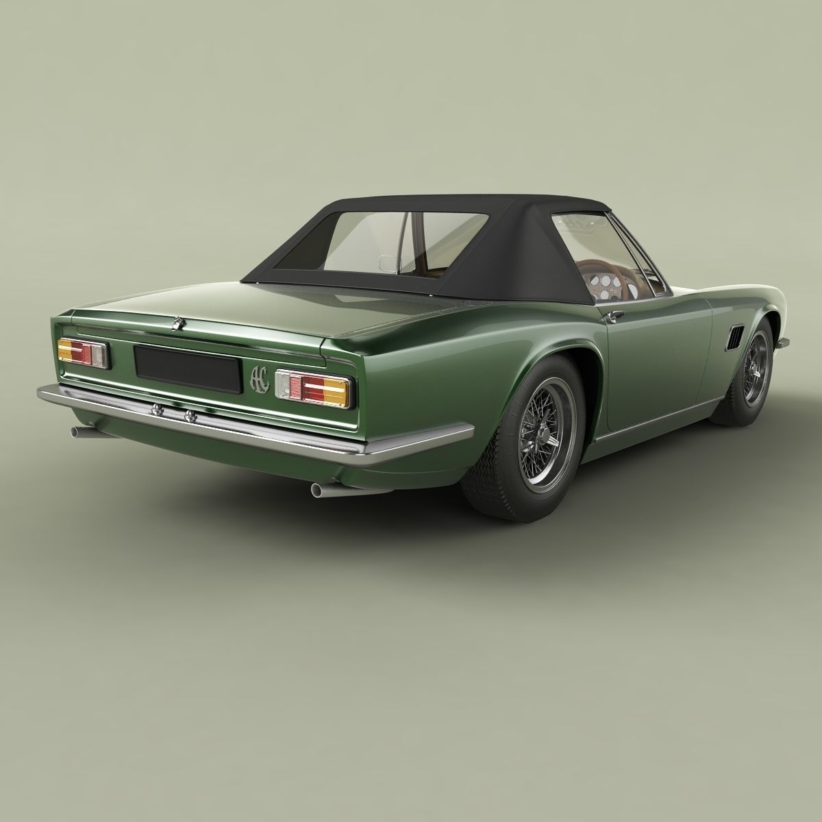 AC 428 Convertible 3D model_2