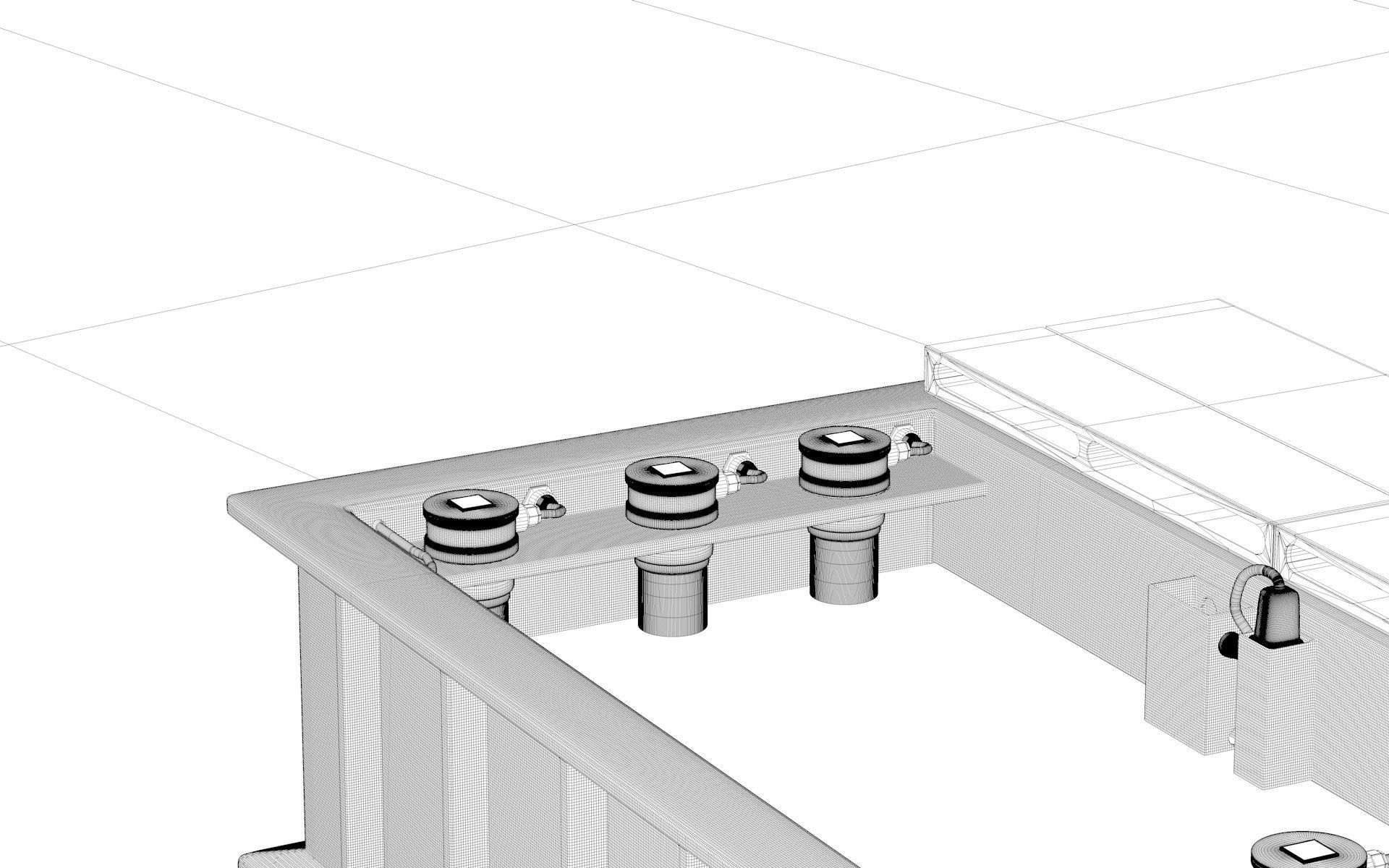 industrial bathroom 3D model_4