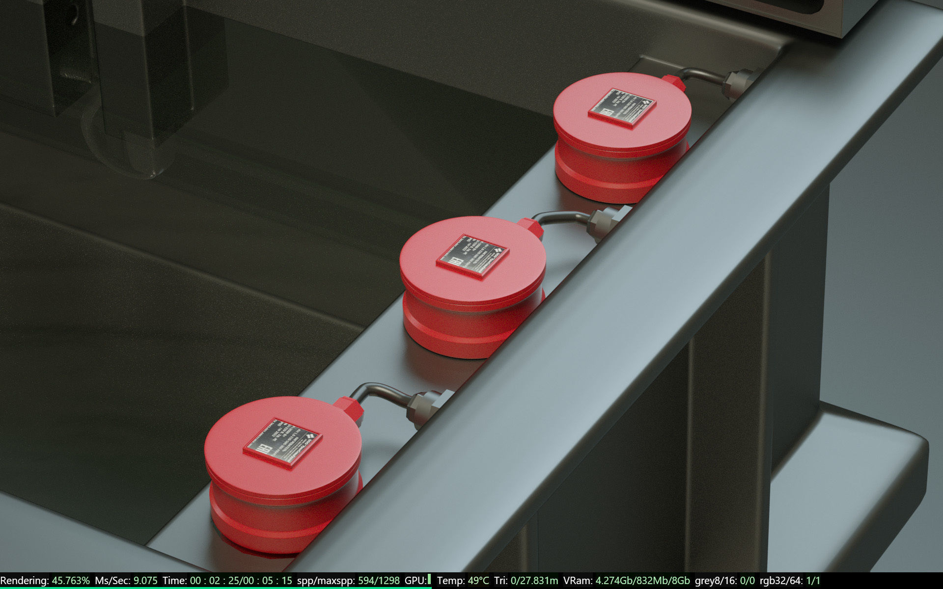 industrial bathroom 3D model_3