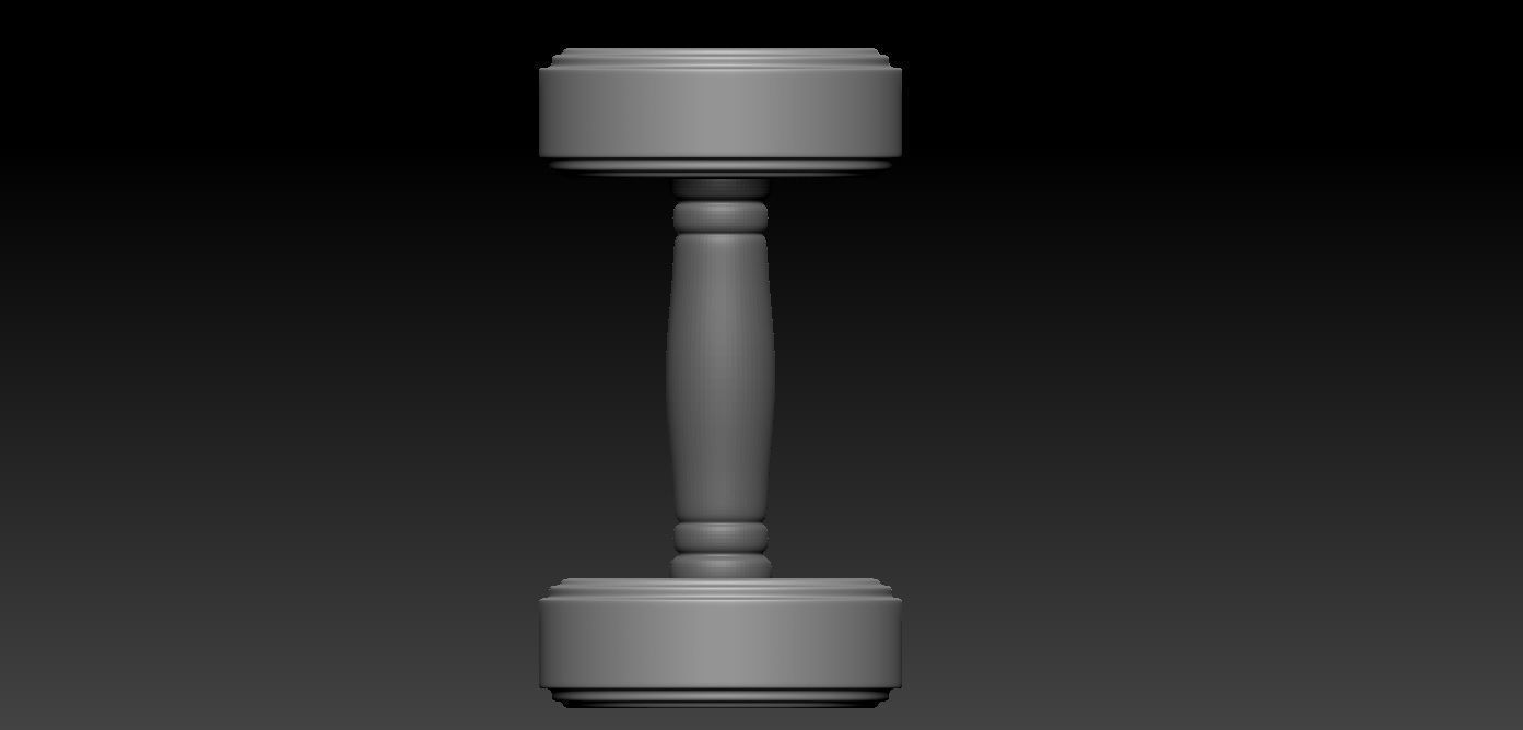 5 kg dumbbell - 3d model print 3D print model_4