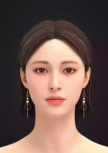 ACCESSORIES earing 004 FOR FV2 AVATAR 3D CLO MARVELOUS