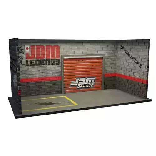 1-64 SCALE GARAGE WITH SHUTTER