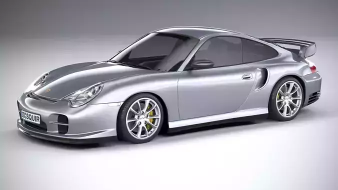Porsche 911 GT2 996 2003 3D model