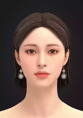 ACCESSORIES earing 005 FOR FV2 AVATAR 3D CLO MARVELOUS 3D model