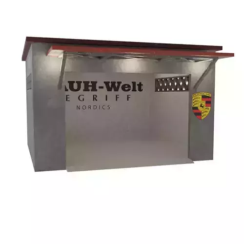 GARAGE WITH CANOPY SCALE 1-64 3D print model