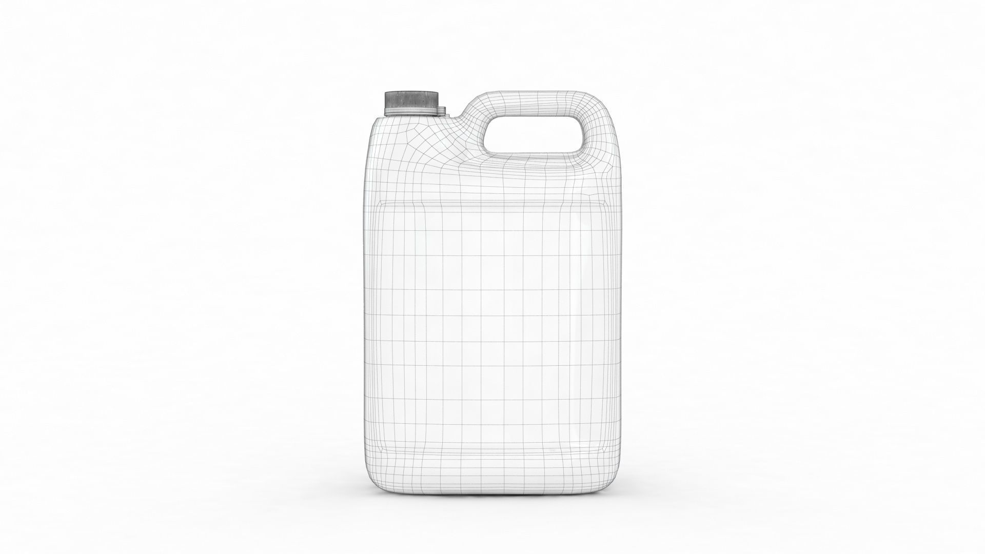 Plastic Gallon 3D model_8