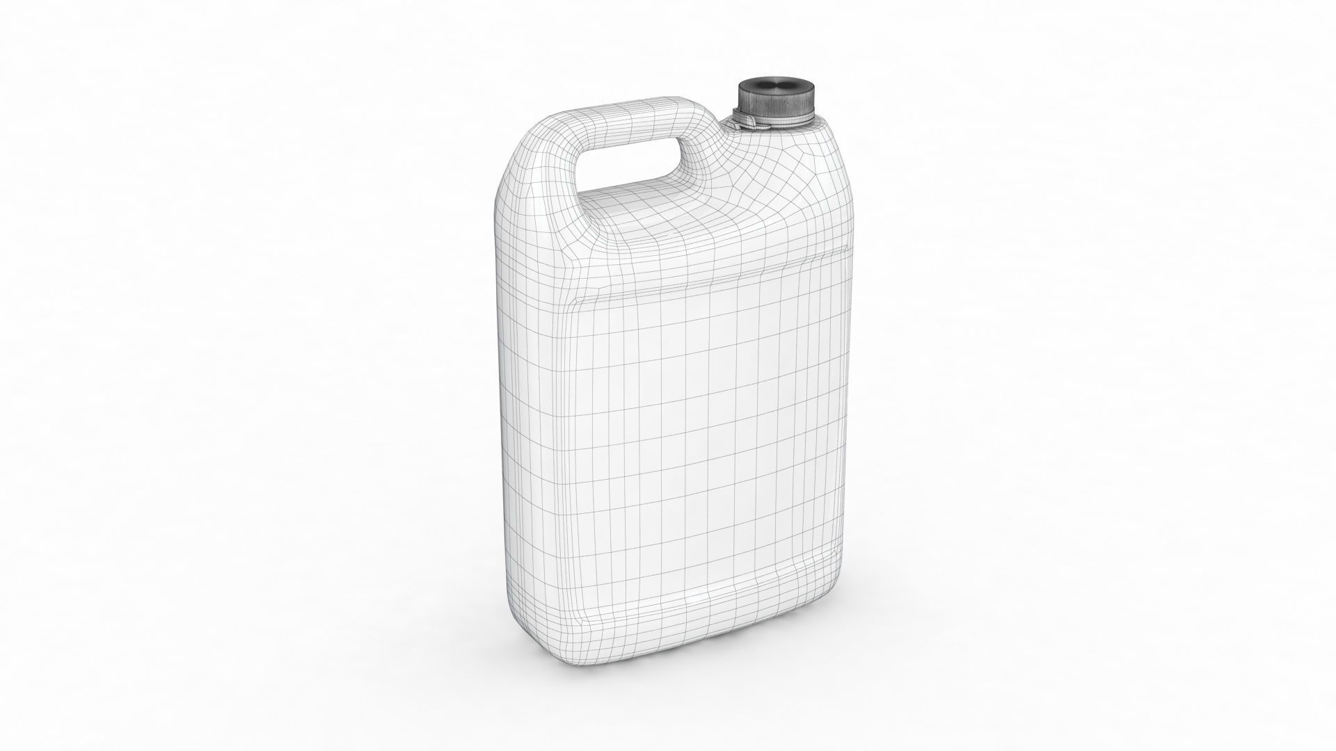 Plastic Gallon 3D model_14