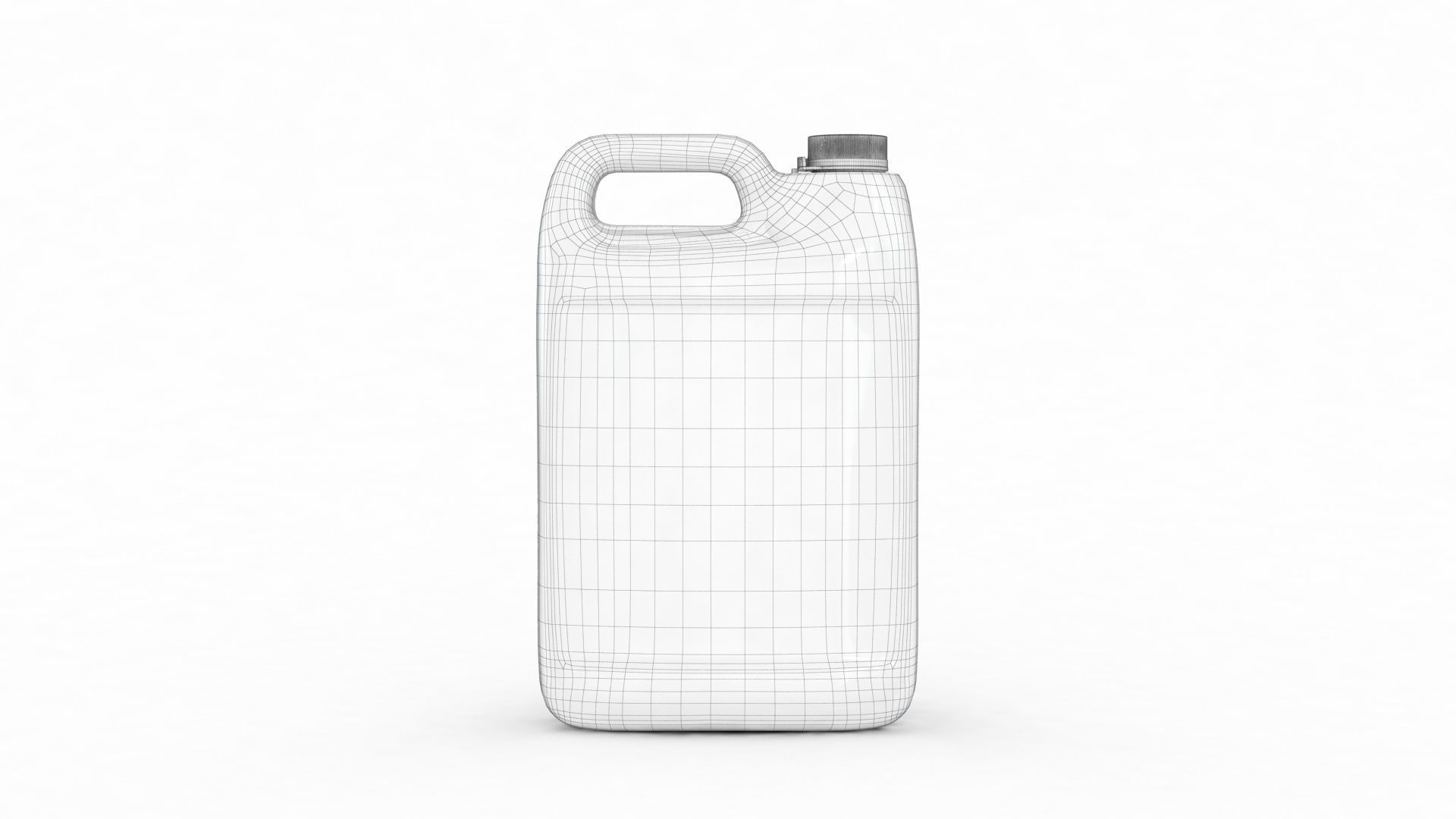 Plastic Gallon 3D model_10