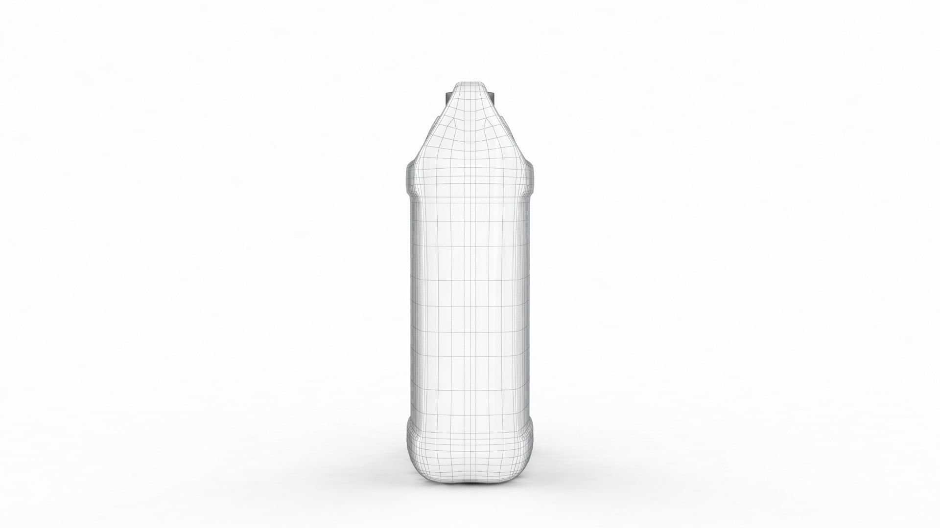 Plastic Gallon 3D model_9