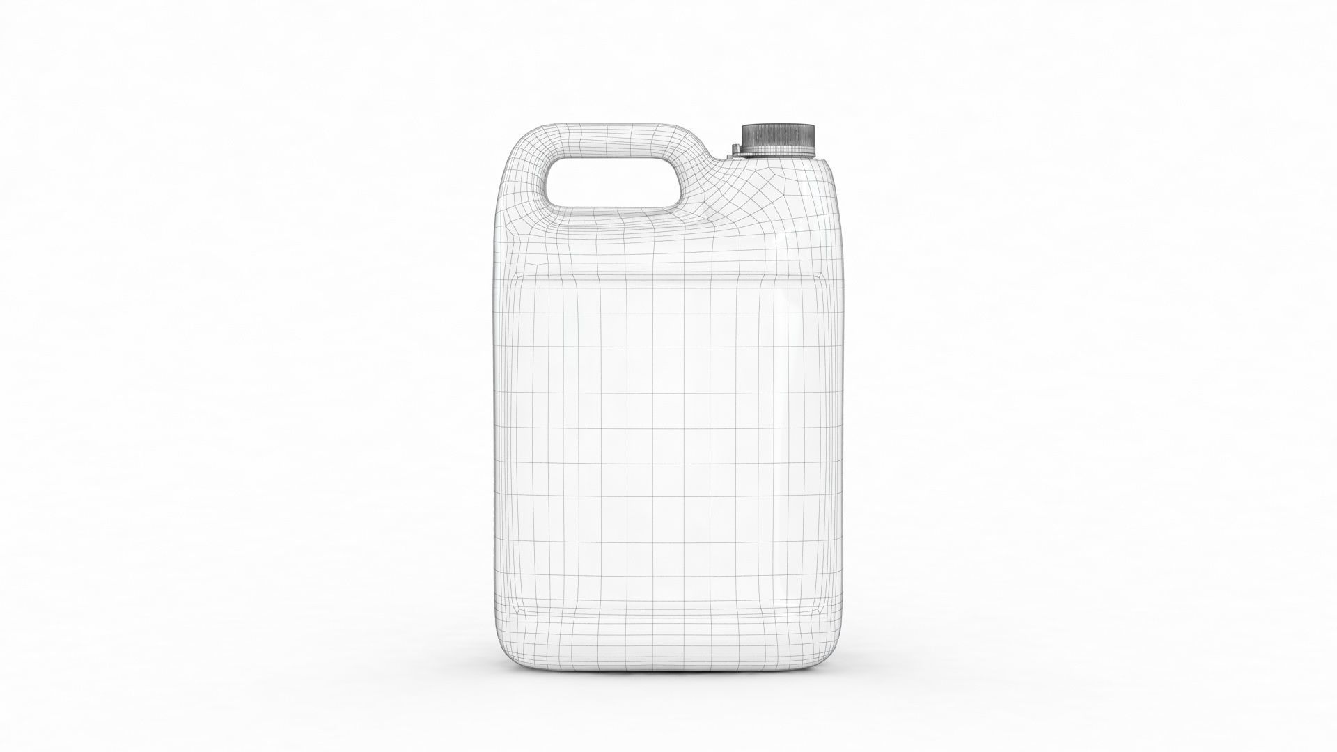 Plastic Gallon 3D model_12