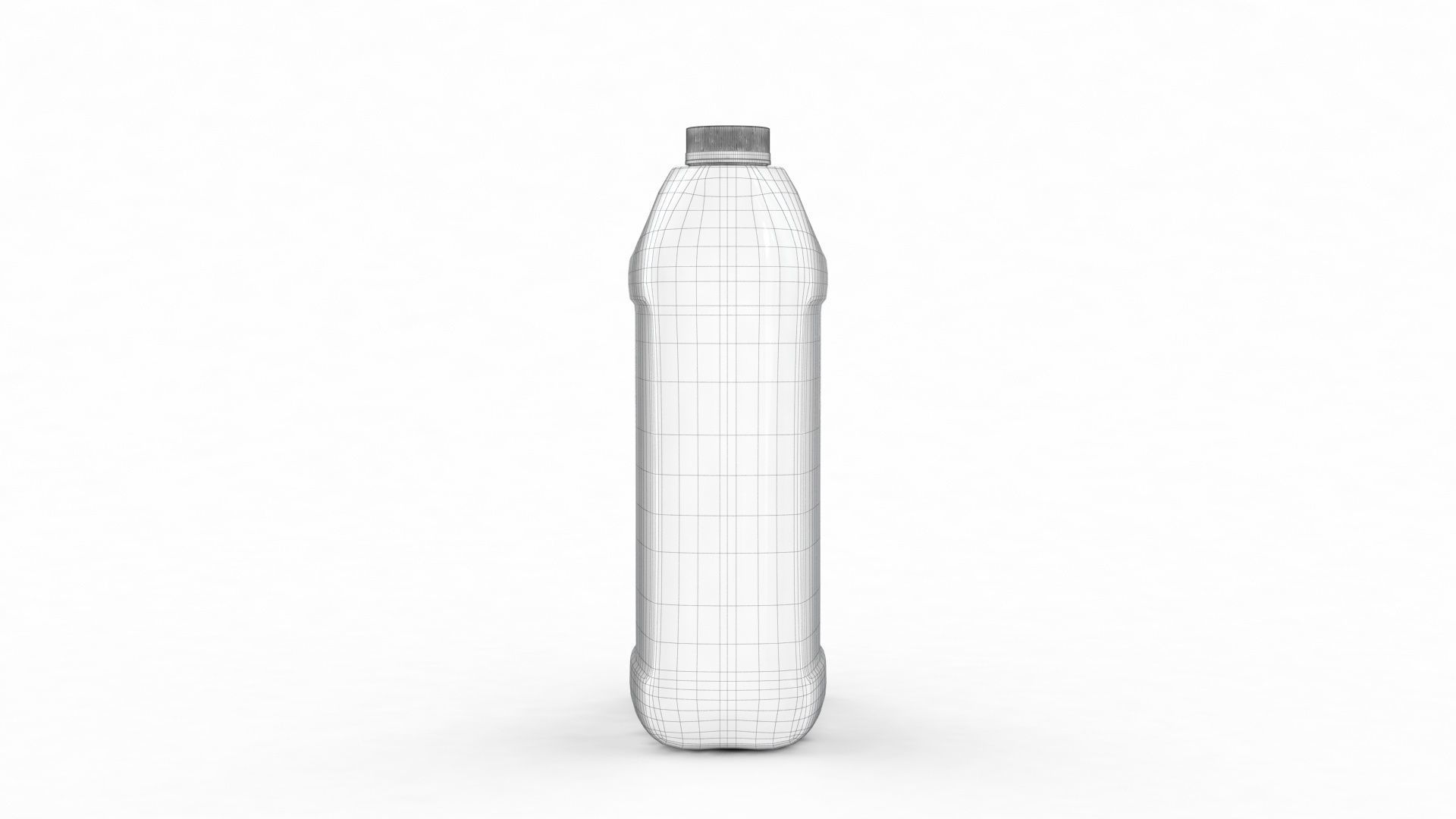 Plastic Gallon 3D model_11