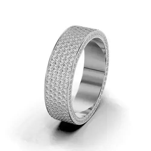 Women ring with round  stones 12