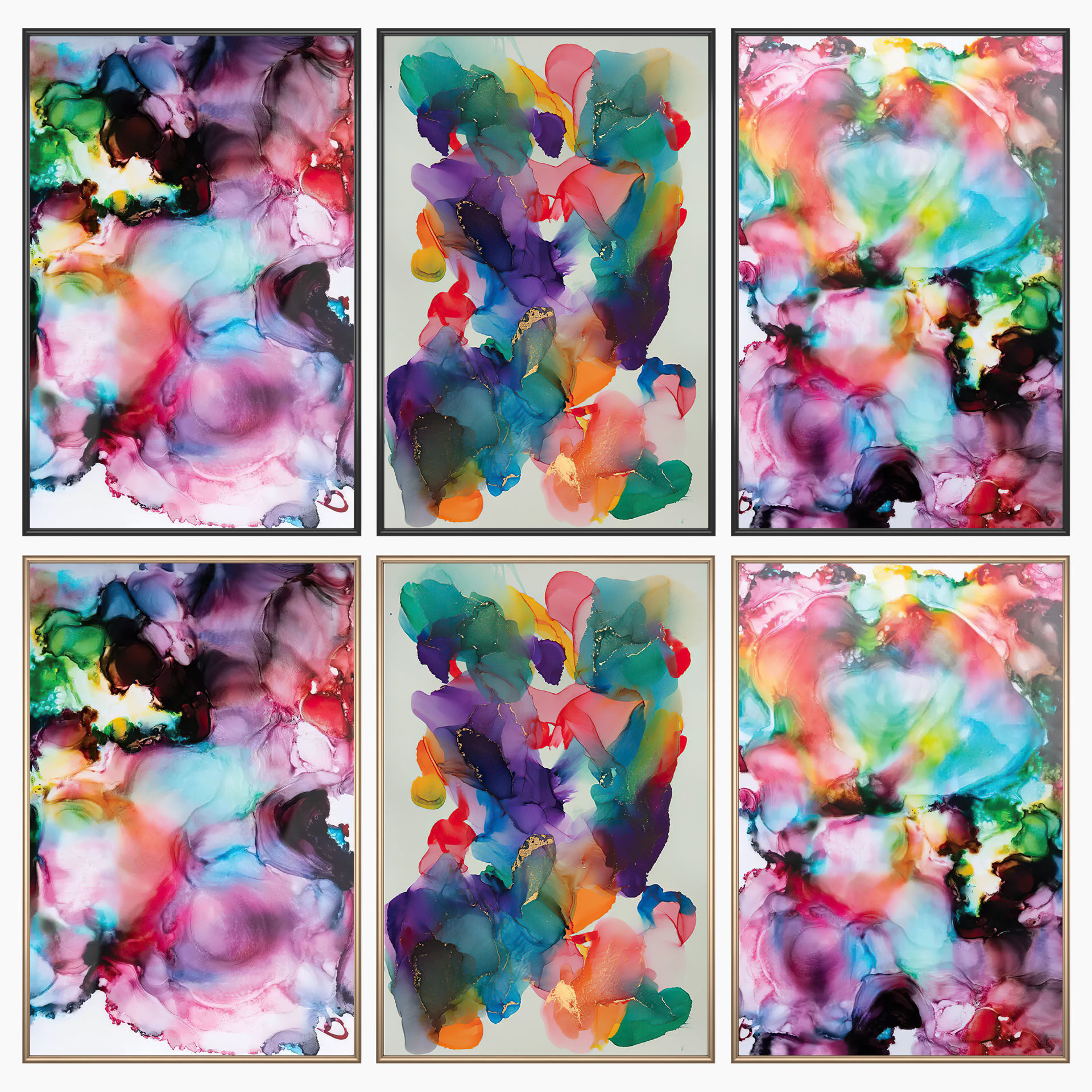 Wall Art Set 3932 3D model_1