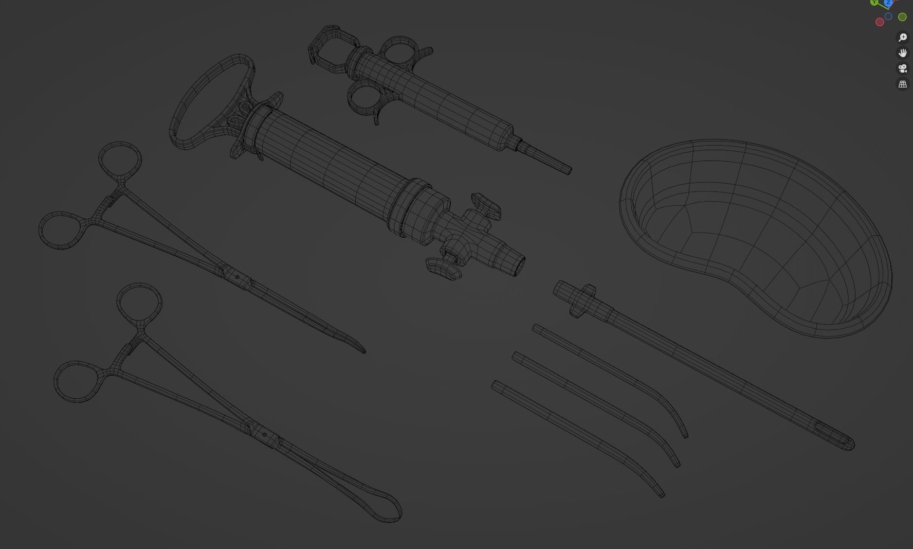 Aspiration-Kit Assets for uterine cavity evacuation 3D model_3