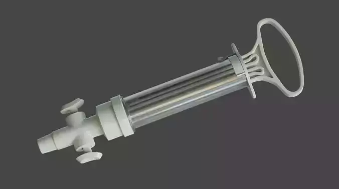 Aspiration-Kit Assets for uterine cavity evacuation  3D model