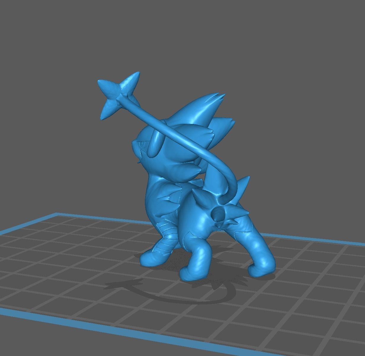 Luxray pokemon 3D print model 3D print model_11