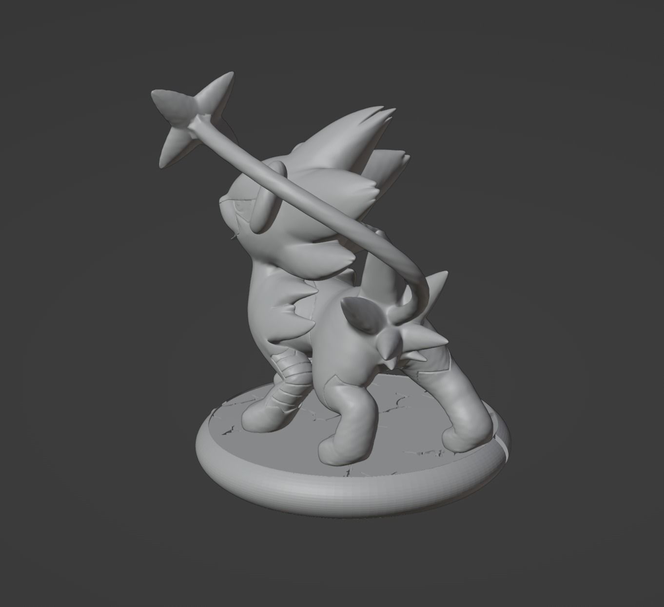 Luxray pokemon 3D print model 3D print model_6