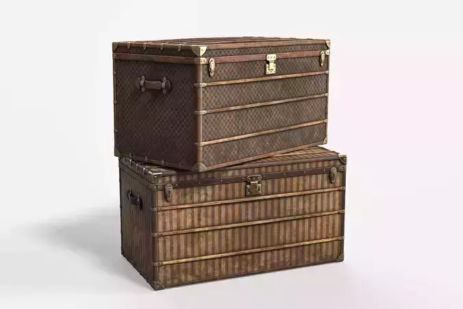 Vintage travel trunk