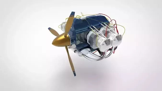 Airplane engine AA