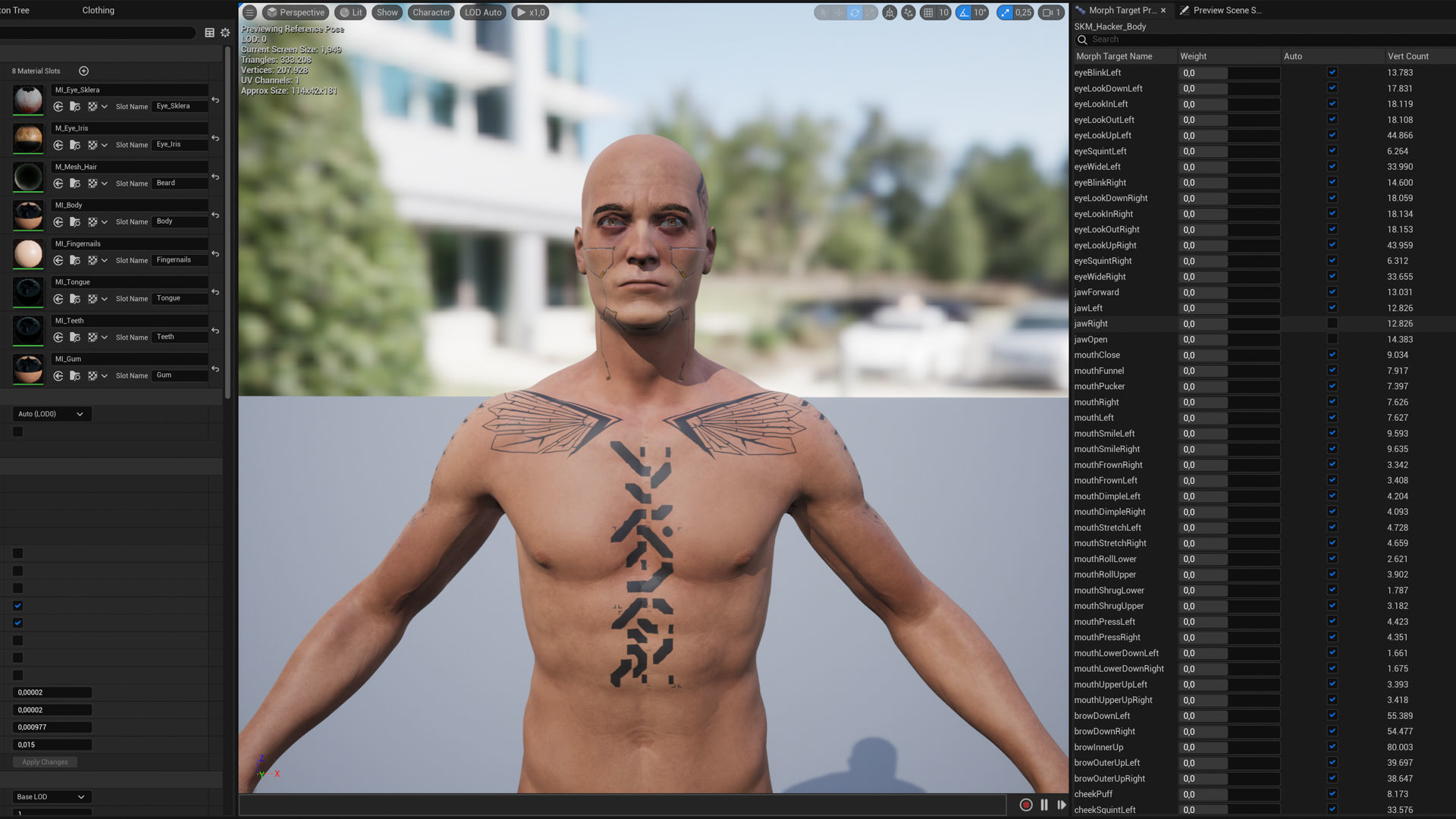3D model Cyberpunk Hacker Game Ready Character Model VR / AR / low-poly ...