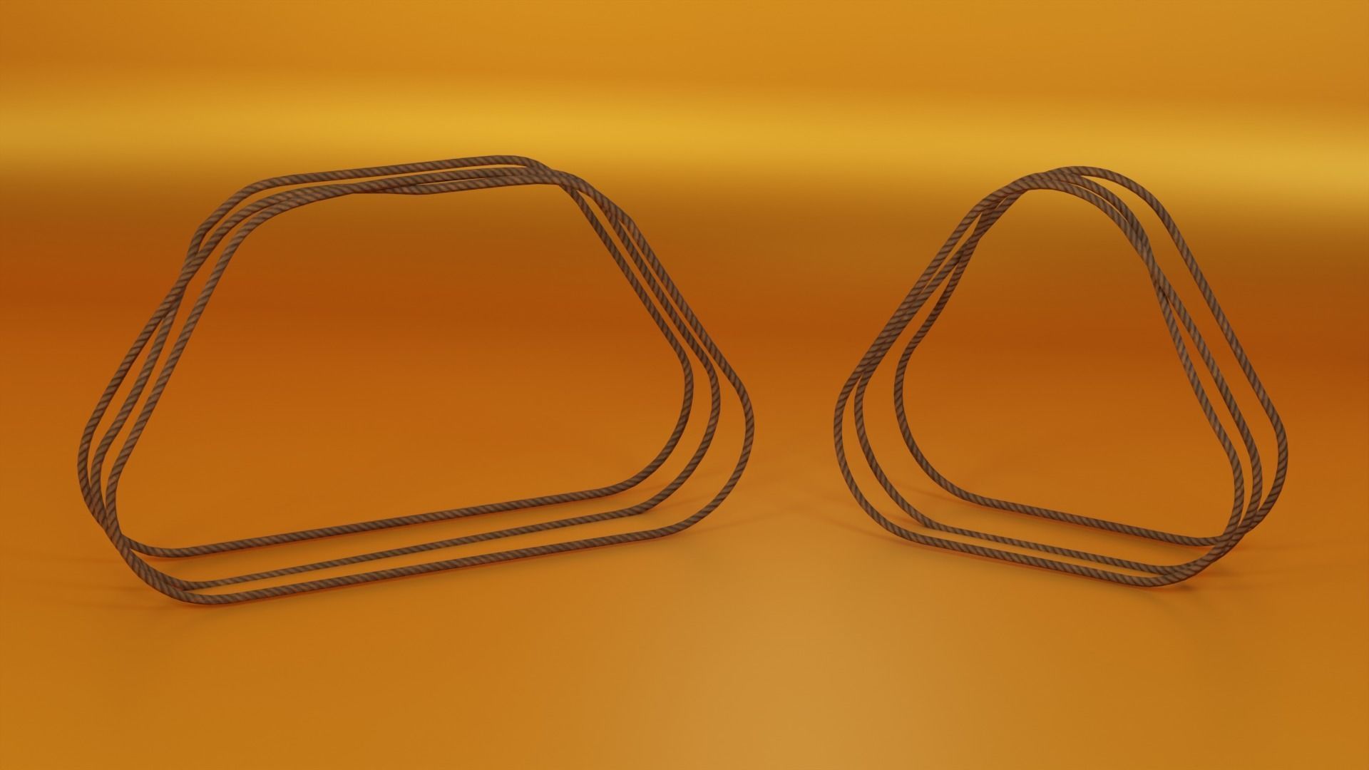 Medieval Wooden Barrels Low-poly 3D model_17