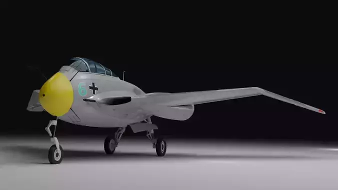 Heinkel HE P 1097 B II 3D model