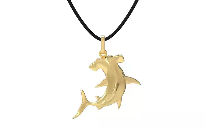 hammerhead shark pendant