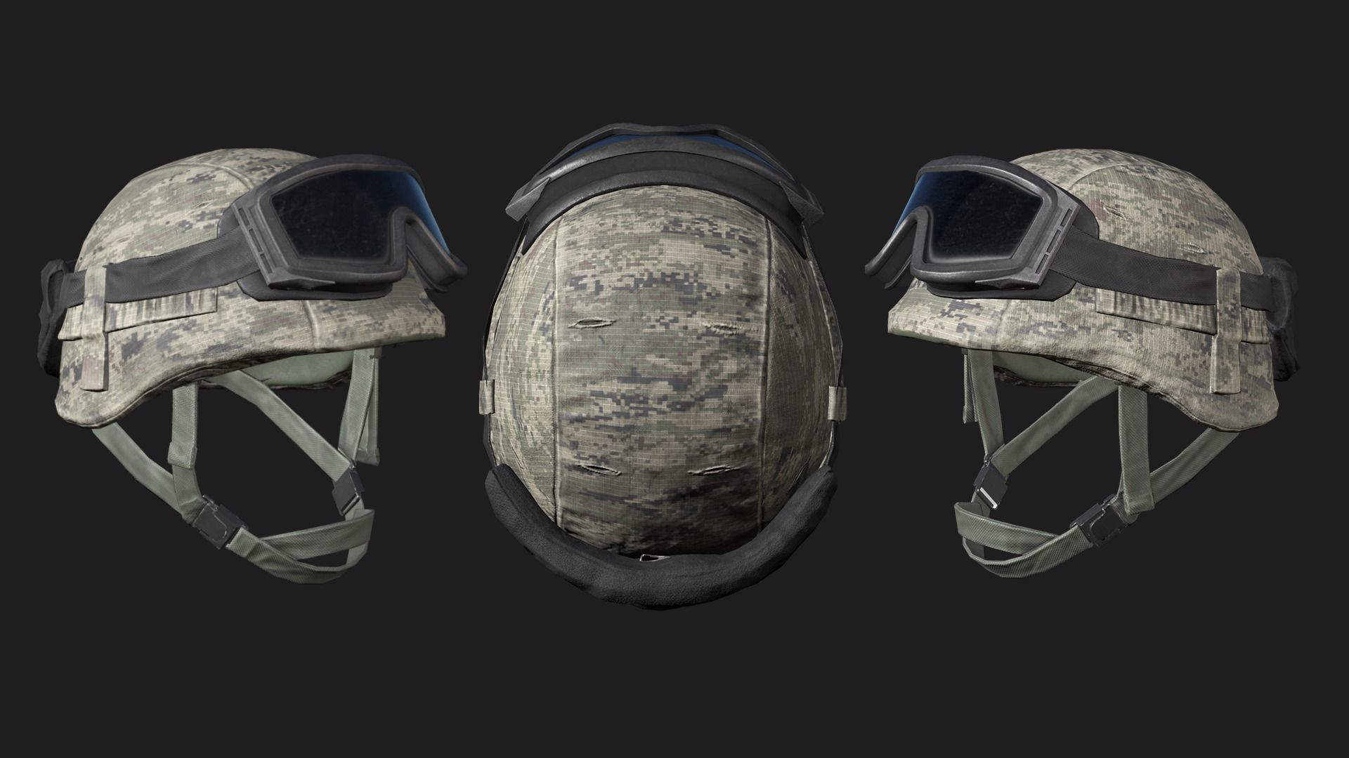 MILITARY Game Ready Croatian Soldier Character Low-poly 3D model_10