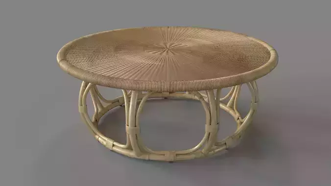 Anguilla Rattan Coffee Table